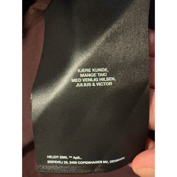 HELIOT EMIL Burgundy Ecdysis Tank Top size S - Picture 12 of 12